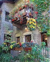 France traditional stone house