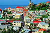 Grenada St George´s harbour Grenada St George´s harbour