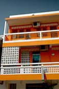 Guadeloupe Caribbean colorful houses Guadeloupe Caribbean colorful houses