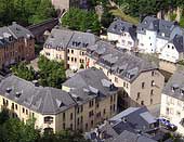 Luxembourg old town houses