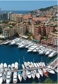 Monaco water front houses Monaco water front houses