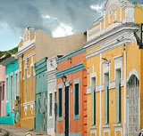 Brazil typical colorful houses Brazil typical colorful houses